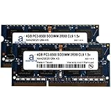 Adamanta 8GB (2x4GB) Apple Memory Upgrade for Mid 2010 Mac Mini DDR3 1066Mhz PC3-8500 SODIMM 2Rx8 CL7 1.5v RAM