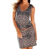 Hotkey Women Dresses Floral Printed Cocktail Party Evening Bodycon Dress Beach Sundress for Summer