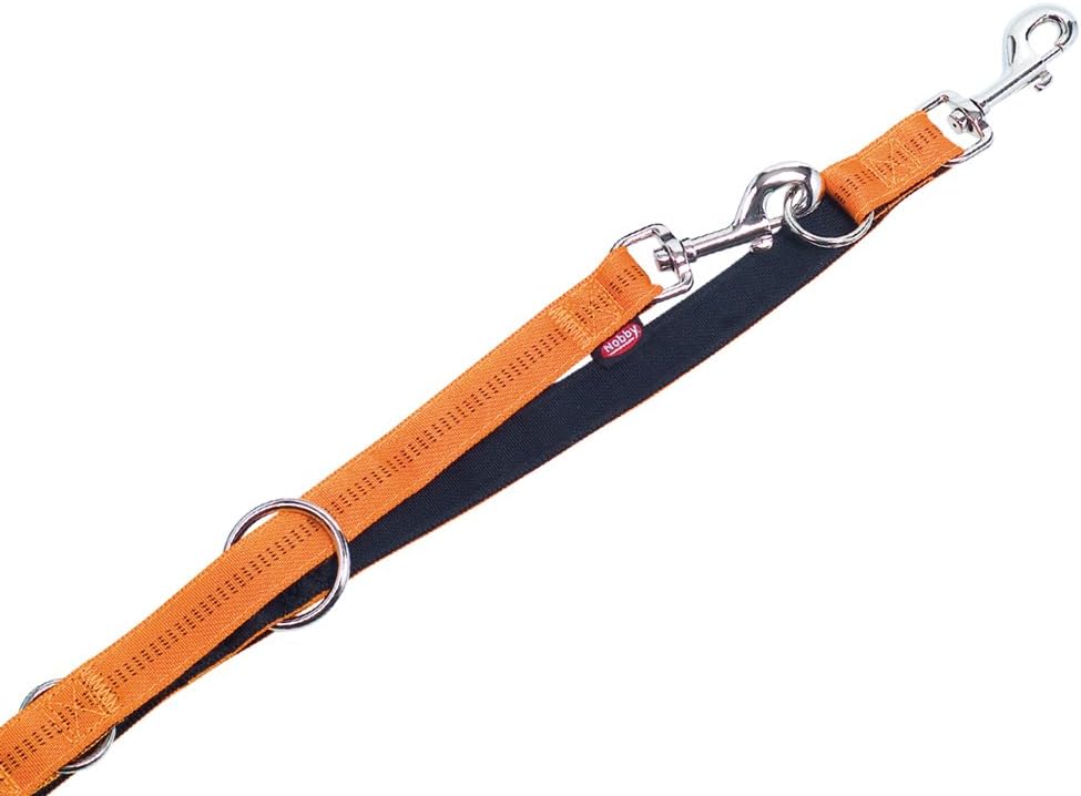 Nobby Training Leash Soft Grip, 200 cm/ 10 mm, Orange, 200 cm/10 mm