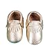 Unique Baby 100% Genuine Leather Baby Moccasins Anti-Slip Shoes