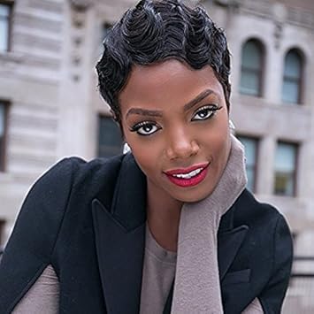 Amazon Com Beisd Short Blonde Curly Wig Cute Curly Wigs For