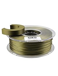 Ziro Impresora 3d filamento pla 1.75 baisc Color Series 1 kg (2.2lbs) 19 colores, Bronce