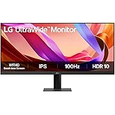 LG UltraWide Monitor 29U511A – 29” WFHD (2560x1080) IPS Display, 100Hz, sRGB 99%, HDR10, Eye Care, Height Adjustable Stand, 2