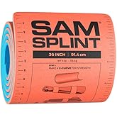 Sam Splint, 36", Orange &amp; Blue | Moldable Aluminum Foam, For Fractures, Sprains &amp; Strains, 1 Count