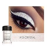 ANBOO Metallic Shimmer Eye Shadow, Loose Pigment Pearl Makeup Palette