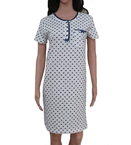 night dress with buttons