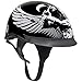 Outlaw T-72 Dual-Visor Glossy Motorcycle Half Helmet with Graphics of Viking God and Viking Symbols - Small