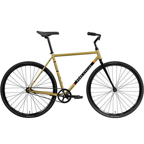 Pure Cycles 1-Speed Urban Coaster Bicycle, 58cm/Large, Sulcata Gold - Thumbnail 2