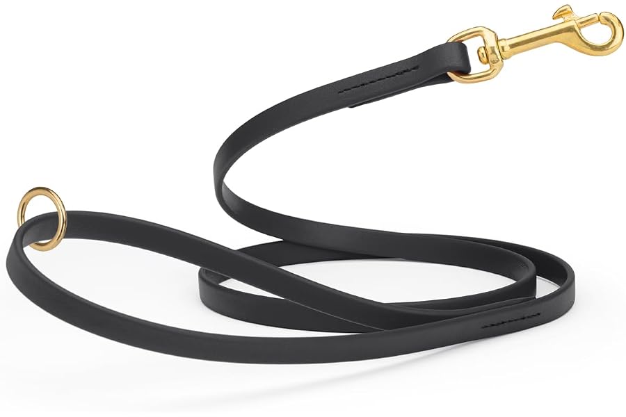 Viper Biothane Working Lead for Dogs 6ft Black