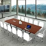 ahliss Sturdy Conference Table with Cable