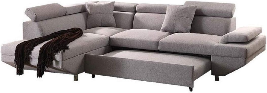 Q Max Sh1251 25 H Contemporary L Shape Sectional Pocket Coil Seat