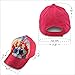 Disney Little Girls Princess Character 3D Pop Cap, Rapunzel, Cinderella, Ariel Princesses, Age 4-7 Pink