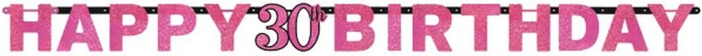 (PKT) Adult Pink Celebration 50th Birthday Letter Banner - Image 5