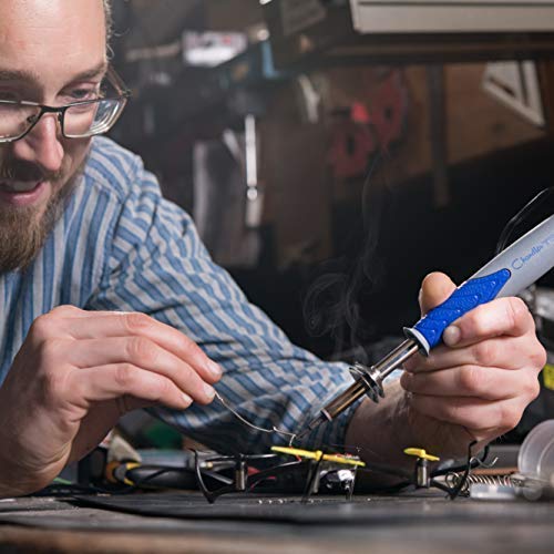 Chandler Tool Soldering Iron Kit - 30 Watt - Professional Quality Solder Iron With 5 Long-Life Tips + Stand + Lead-Free Wire