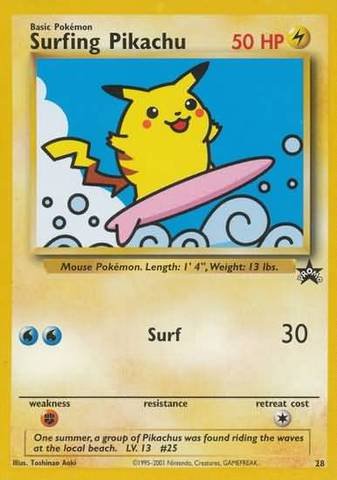 Most Popular surfing pikachu card on Amazon to Buy (Review ...