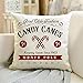 AVOIN Christmas Candy Canes Throw Pillow Cover, 18 x 18 Inch Winter Holiday Cushion Case Decoration for Sofa Couch