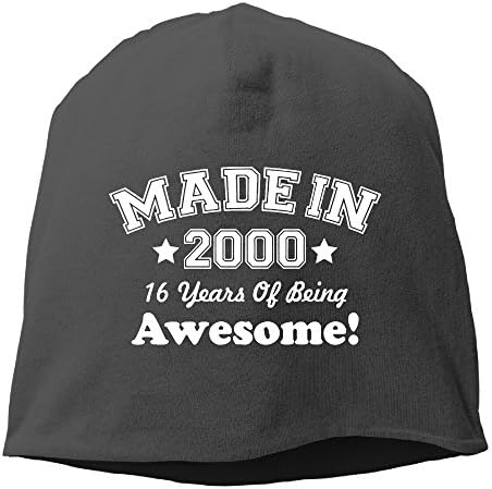 ASAS MADE IN 2000 Woolen Hats/Plush Hat/Head Cap Black