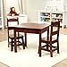 Wooden Table & Chairs - Espresso