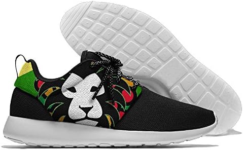 Rasta Lion And Jamaica National Country Flag Womens Mens Running Shoes Fashion Sneakers Casual Sports Shoes 45 Lightweight Breathable
