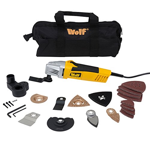 Wolf Oscillating Combo Multi Tool with Variable Speed Control Complete