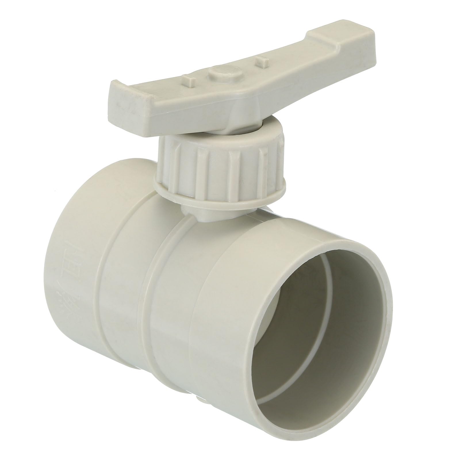 PATIKIL 2" HVAC Duct Manual Volume Damper, PP Adjustment Flame Retardant Airflow Backdraft Damper Control for HVAC Air Balancing System, Beige