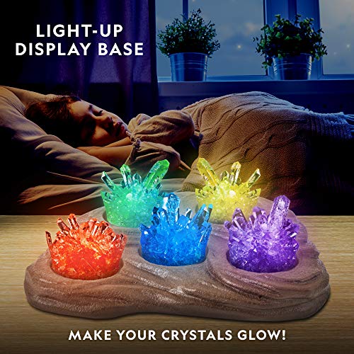 NATIONAL GEOGRAPHIC Mega Crystal Growing Lab Grow 6 Vibrant Crystals