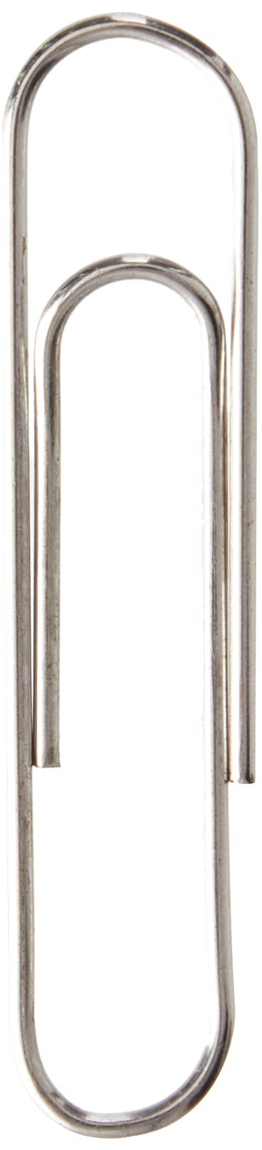 5 Star Paperclips Metal Large 33mm Lipped [Pack of 1000], Silver