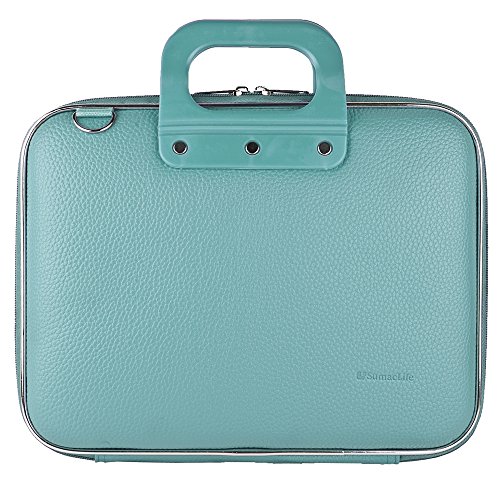 Aqua Blue Brief Case Shoulder Bag for Lenovo New Yoga Tab 3 Pro 10 10.1 Tablet / Chrome 10.1 Inch