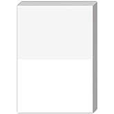 Greeting Cards - 5x7 Inches Heavyweight Blank White Card Paper- Half-Fold Design - Perfect for Birthday Invitations, Wedding, Holiday, Notes, Anniversary and All Occasions - Bulk Pack of 100 Cards