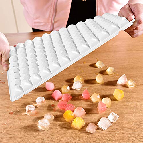 3 Pack Ice Cube Trays, 288 Easy Release Ice Cube Molds for Chilling Whiskey, Cocktail, Beverages