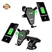 SSKJTC Qi Wireless Car Mount Charger,Gravity Linkage Fast Charging for Samsung Galaxy S8, S7,S6/S7 Edge, Note 8 5 & Qi Enabled Devices Standard Charge for iPhone X/8/ 8 Plus