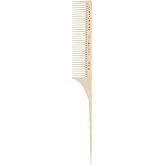 Cricket Silkomb Pro-60 Medium Tooth Rattail Comb &ndash; Japanese-Made, Silicone-Injected Design with Seamless Teeth for Precision Sectioning, Teasing, Lifting, and Professional Styling