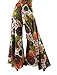 Tropic Bliss Women's Palazzo Pant Multicolored (XX-Large, Orange)