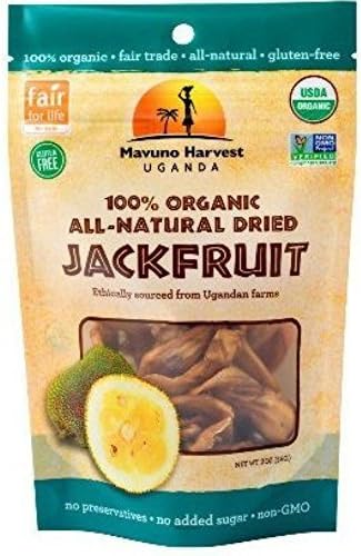 Mavuno Harvest Organic Dried Jackfruit, 2 Ounce -- 6 per case. by Mavuno Harvest