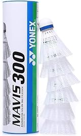 YONEX MAVIS 300 Badminton Nylon Shuttlecock Medium Speed Blue Cap