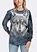 The Mountain Adult Long Sleeve T-Shirt - Warrior Wolf L