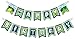 Camping Adventure Happy Birthday Party Banner Decoration (Includes 23ft Ribbon)
