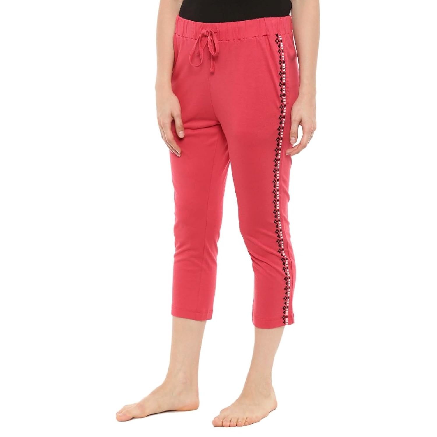 mystere paris womens 2 pocket solid capris