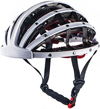 Design Folding Cycling Helmet Ultralight Bike Helmets Breathable Portable Road Bicycle Safety Hat Capacete White