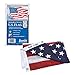 Annin Flagmakers Model 2220 American Flag 4x6 ft. Nylon SolarGuard Nyl-Glo , 100% Made in USA with Sewn Stripes, Embroidered Stars and Brass Grommets. primary