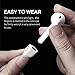 Airpods Strap Airpods Magnetic Strap Apple iPhone X/iPhone 8/iPhone 8 plus/iPhone 7/iPhone 7 Plus [Lightweight][Ideal Length] Air Pods Strap Wire Cable Connector for Apple Airpods - White Grey