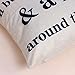 Napoo Clearance I Love You A Bushel and A Peck Letter Print Sofa Bed Home Decor Pillow Case Cushion Cover