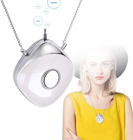 Amazon Woolala ウェアラブルエアーネックレス 個人用エアーネックレス 首回り イオン発生器 旅行 オフィス 29時間長持ち Woolala 空気清浄機