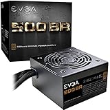 EVGA 100-BR-0500-K1 500 BR, 80+ Bronze 500W, 3 Year Warranty, Power Supply
