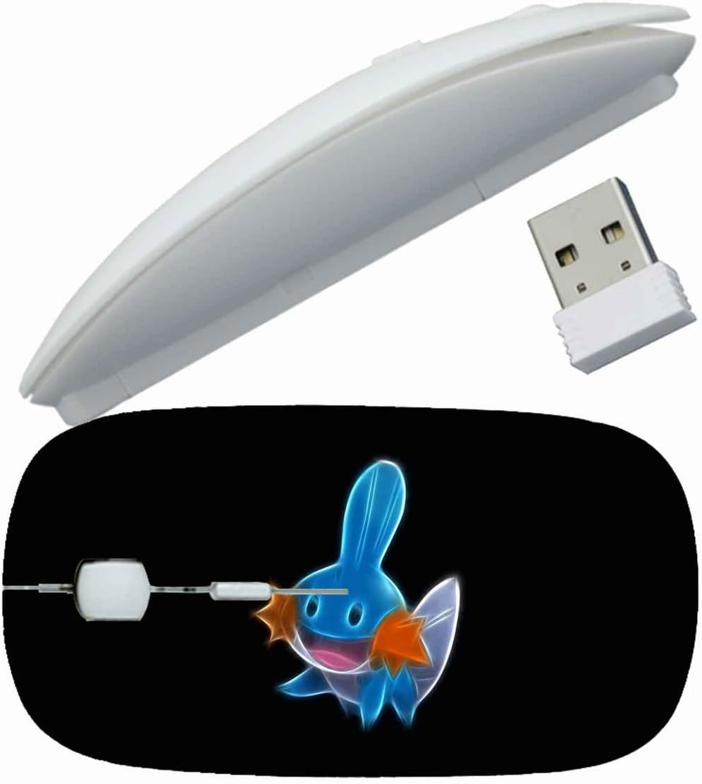 Cool Print Custom ( Anime Pokemon ) Wireless Mouse For Men 2.4 GHz 3