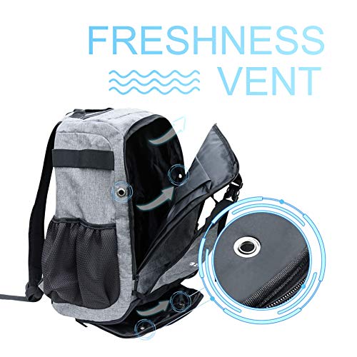image for ZOEA Baseball Bat Bag Backpack, T-Ball & Softball Equipment & Gear for