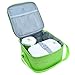 Bentgo Classic Bag (Green) - Insulated Lunch Bag Keeps Food Cold On the Go - Fits the Classic Lunch Box, Cup, Sauce Dippers and an Ice Pack - Works With Other Food Storage Boxes