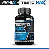 Prime X Testo Max- All Natural Free Testosterone Booster to Increase Sex Drive & Libido, Burn Fat, Build Lean Muscle, Improve Performance