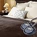 HOLMES Luxury Velvet Plush Heated Blanket (Various Sizes and Colors) (Queen, Walnut)