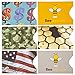 Credit & ATM RFID Protector Sleeve by BEE SECURE, Advanced Blocking Technology Prevents ID Theft, includes 6 UNIQUE and STYLISH Designs for Men & Women, Bee safe and secure